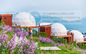 Prefabricated Housing 8m Outdoor Geodesic Dome Resort With Decoration