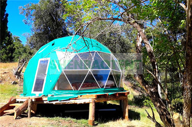 La tenda impermeabile della cupola di due ospiti progetta lo strato per il cliente di campeggio dell'alluminio della prova di calore della Camera