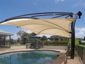 Il baldacchino del tessuto della costruzione del parasole struttura l'ingegneria di tensione della membrana per la piscina all'aperto
